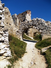Interiér Čachtického hradu