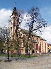 Historický kostel Nanebevzetí Panny Marie v Banské Bystrici