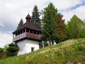 Zvonice v obci Istebné na Slovensku