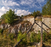 Zakonzervované ruiny Liptovského hradu