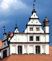 Středověká střecha na radnici v Levoči