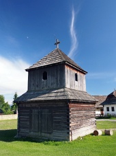 Dřevěná zvonice v Pribylině, Slovensko