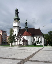 Kostel Svaté Alžběty ve Zvolenu na středním Slovensku