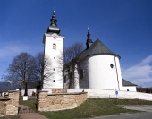 Kostel svatého Jiří v obci Bobrovec na Slovensku