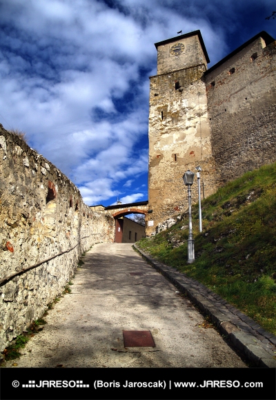 Vstup do Trenčanského hradu