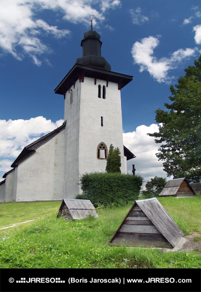 Kostel svatého Martina v Martinčeku na Slovensku