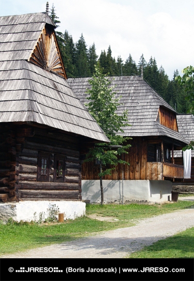 Lidové domy v muzeu Zuberec