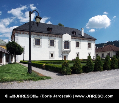 Vzácný svatební palác ve městě Bytča na Slovensku
