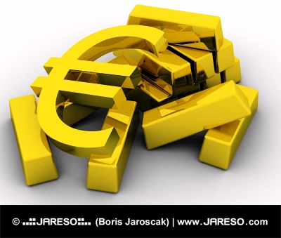 EURO na zlatých cihlách